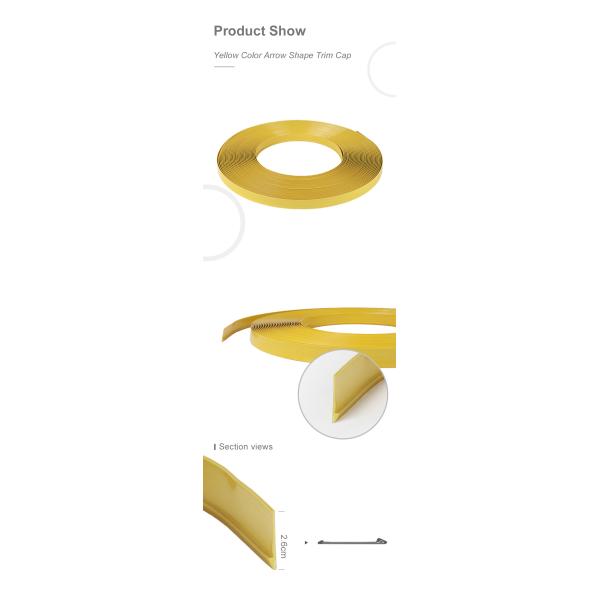 ISO9001  26mm Engineering Plastic Polycarbonate  Trim Cap For Signs