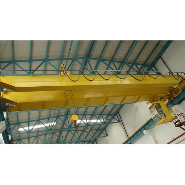 Прогон двойника крана 80T путешествовать KSSL европейский электрический надземный для мастерской