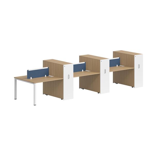 Modern Furniture Office Partition Call Center Desk Modular 4 6 Person Cubicle Workstation