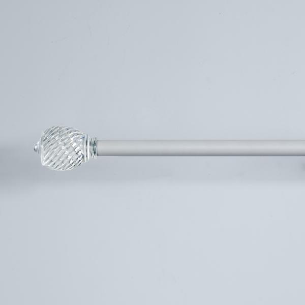 25mm 28mm Diameter Water Streak Acrylic Curtain Rod Accessories Single Bracket