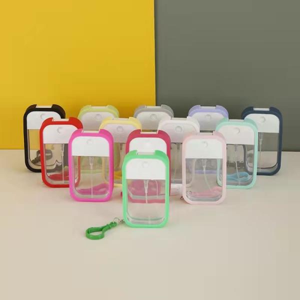 Plastic Perfume Atomizer Pocket Spray Alcohol Bottle Packaging Silk Screen Printing Logo