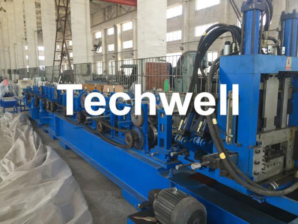 Quick Interchangeable CZ Purlin Cold Roll Forming Machine for 1.0 - 3.0 mm Thickness Steel Coil