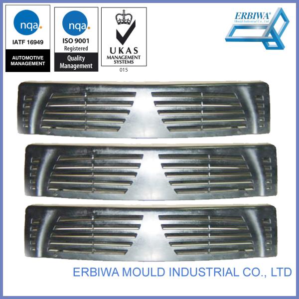 Прессформа впрыски Кустомед Гриллер автомобиля пластиковая для черной внешней отделки разделяет