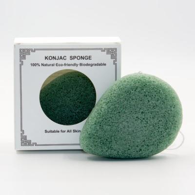 Esponja Konjac feita sob encomenda do chá verde