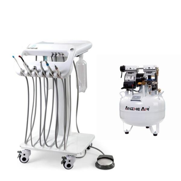 Wholesale Price Mobile Dental Unit 4 Universal Wheel Dental Mobile Treatment Carts Dental Factory Portable Dental Carts