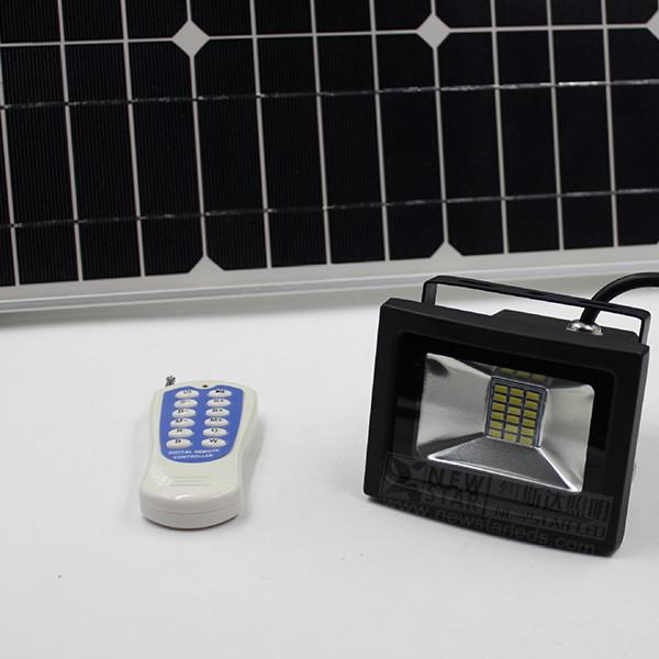 6w RF remote solar led flood light, dimmable solar led floodlight