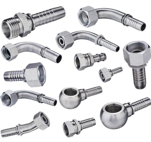 Galvanized Sheet Round Head Stainless Pipe Adapter High Pressure Hydraulic Fittings