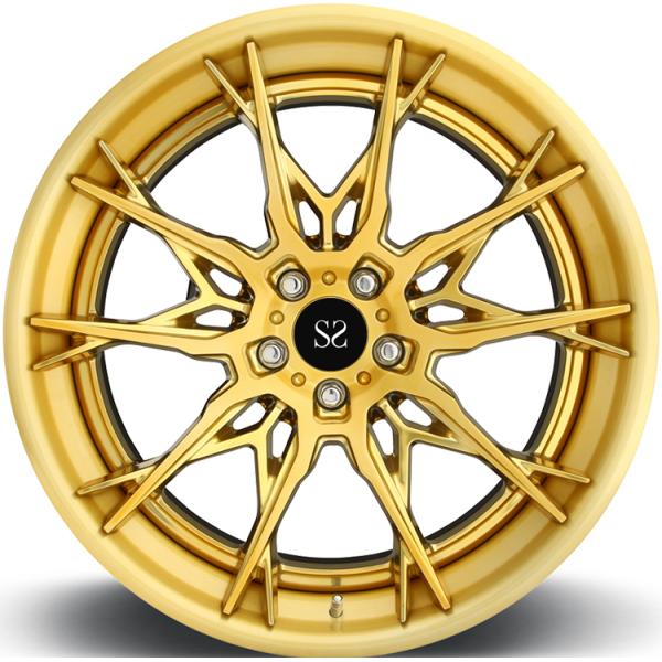 18 Inch 2pc Forged Alloy Wheels 5x100 5x105 5x112 5x120 For Porsche Macan Custom Rims