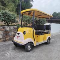 Un chariot électrique de dessins animés écologique avec batterie troyenne 48V pour parc d'attractions