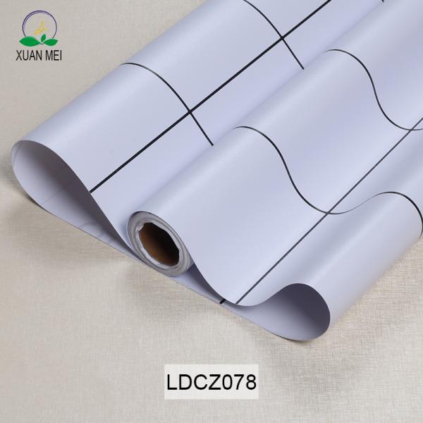 Adhesivos 3D a prueba de humedad pegatinas de pared patrones de diseño geométrico papel pintado para la cocina baño