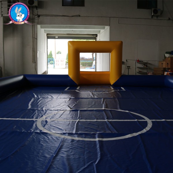 HFootball Sport Game Area Inflatable Manufacturer Ground Inflatable Water Soccer Field Inflatable Soap Football Field Court