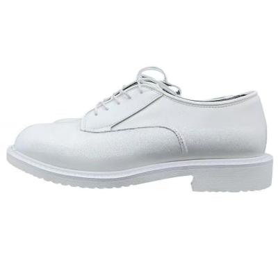 Steel Toe White Shoes Unisex PU Sole Safety Shoes Anti Smash Anti Puncture