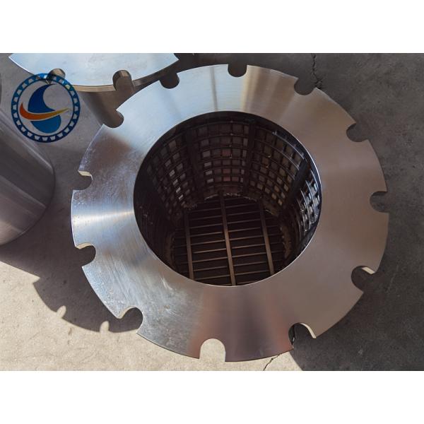 Corrosion Resistant 500mm Length Duplex Steel 2205 Wedge Wire Screen Strainer Pipes For Oil And Gas Industry