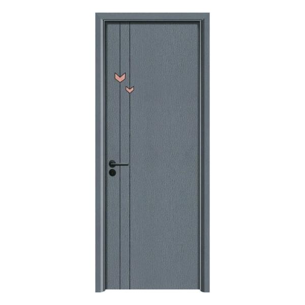 Formaldehyde-free Low Maintenance Modern Design WPC Hollow Door for Interior Use