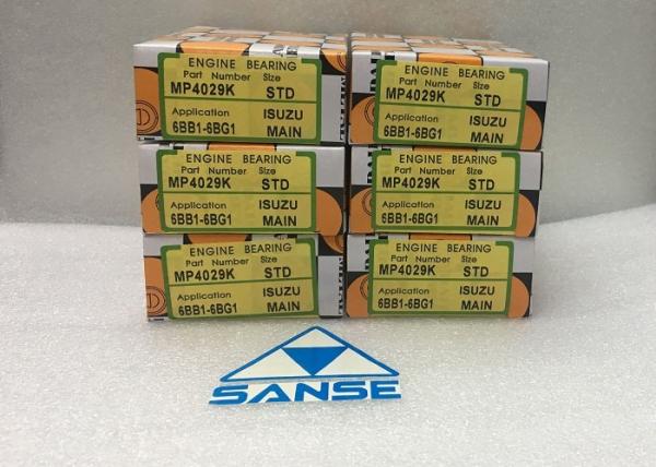 Metal Daido Engine Bearings 6BB1-6BG1 Engine Rod Bearing Used For Excavator Machines