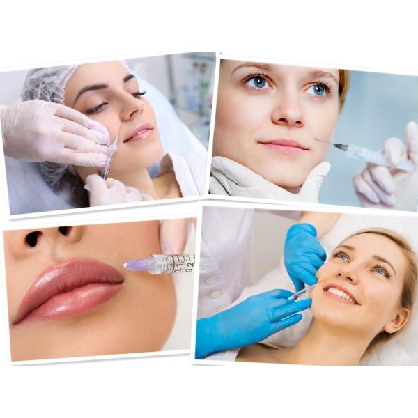 A cruz profunda coreana do enchimento do Ha Rejeunesse ligou o gel injetável com o Lido