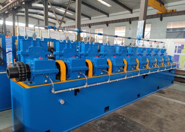 Blue High Frequency Carbon Steel Pipe Production Line 21.3-33.7mm