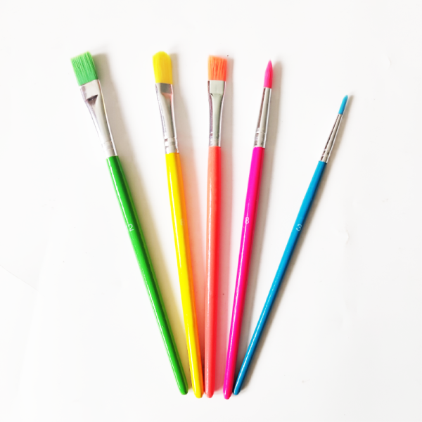 Hot selling OEM multicolored 5pcs wholesale watercolor brush pen set for kids drawing