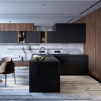 Buffets modulaires en bois de PVC