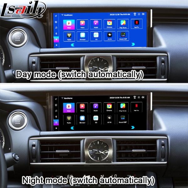 Lexus Android Screen Android 13 Multimedia DisPlay 8 Core Qulcomm for LEXUS IS200T IS300H IS350 Support Joystick Control, YouTube, Google Play, CarPlay