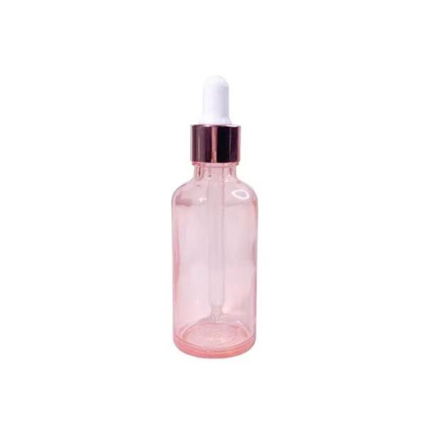 Bouteille en verre d' huile essentielle claire de 10 ml avec bouchon à vis