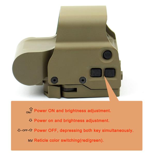 34x24mm Red Dot Sights