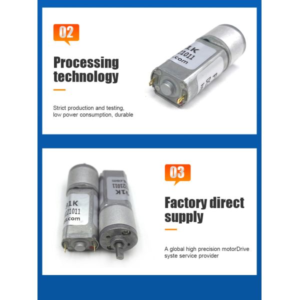 FT-16RGM050 16mm 3D Printer Machine Dc Spur Gear Motors
