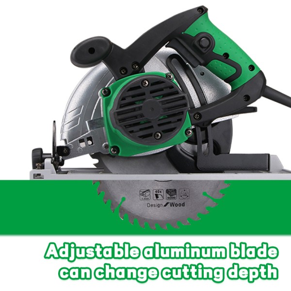 9-Inch Electric Handheld Circular Saw with Inverted Table Function for Woodworking Portable Wood Cutting Power Tool