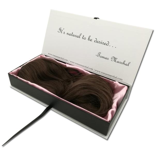 luxury paper Cardboard Wig Box Matt Lamination FSC ISO certificated