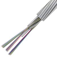 16 núcleo tubo central PE casaco FTTH cabo de fibra óptica com membro de resistência de fio de aço