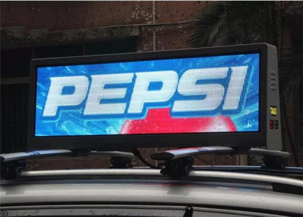 8000cd Car Top LED Sign , Taxi Sign For Car Roof 960x320mm