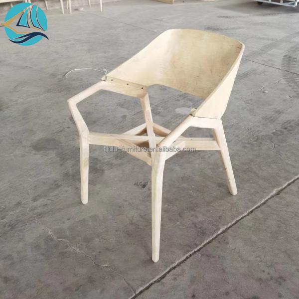 Modern Dining Room Chair Nordic Style Solid Wooden Chairs for Restaurant W58*D61*H80CM Mail Packing Y