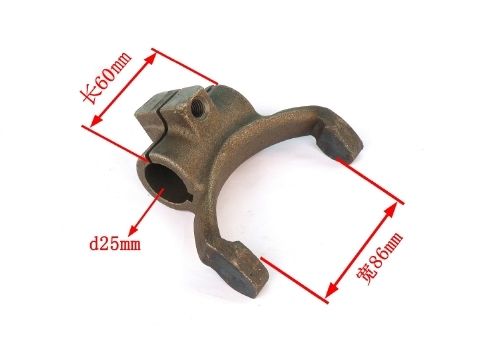 16 Transmission Shift Fork Dongfeng Spare Parts 86MM OEM For DFAC EQ145