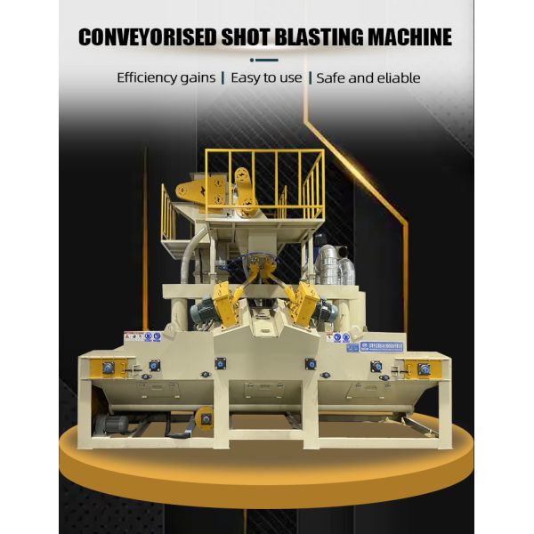 Dustless Shot Blasting Machine Deflashing / Descaling / Stripping 11kw