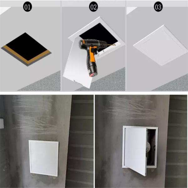 Aluminium Ceiling Access Panel 500x500mm Stainless Steel Lock Core