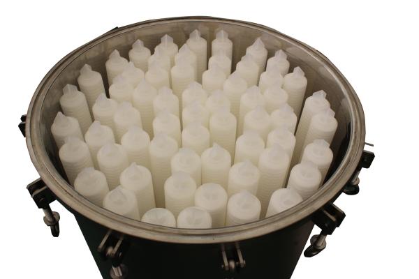 O cartucho de aço inoxidável filtra para o tratamento da água 0,1 mícrons