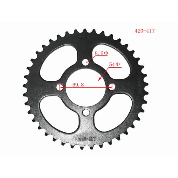 Honda CD 70 Motorcycle Transmissions CD70 Chain Sprocket Set with 45 Steel/A3 Steel