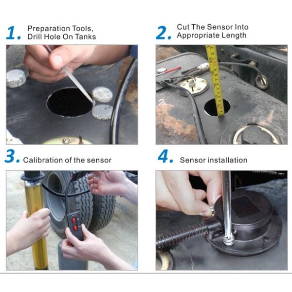 Capacitor Fuel Sensor For Truck Bus Supports GPS Tracker Product