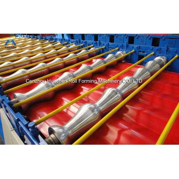 Electrical 1250MM Width Double Deck Roll Forming Machine