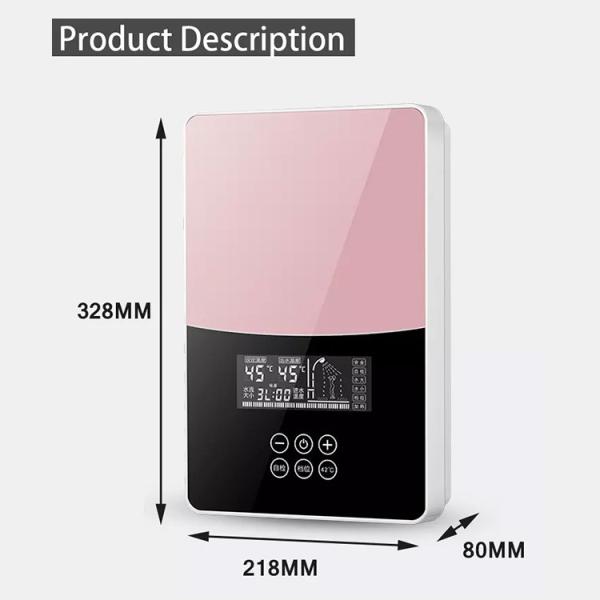 OEM / ODM Electric Water Tankless Heater IPX4 Instant Water Heater Bathroom