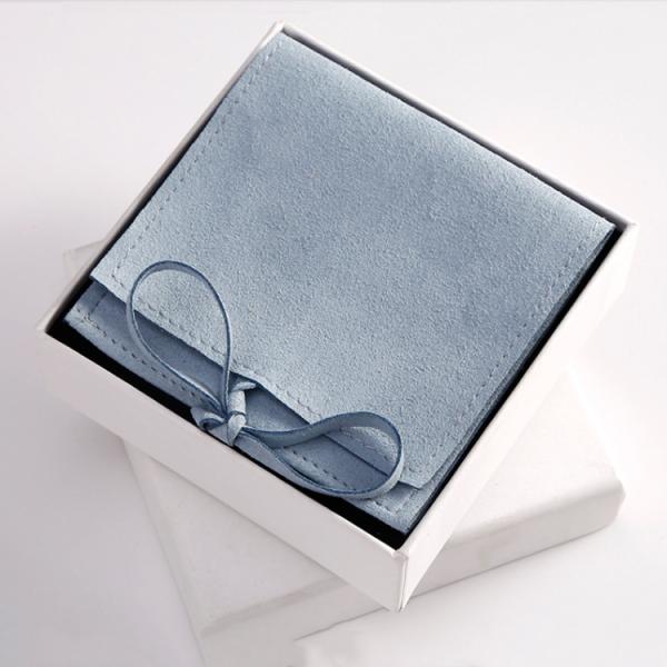 OEM/ODM Acceptable Suede Microfiber Jewelry Pouches Luxury Style for Custom Logo