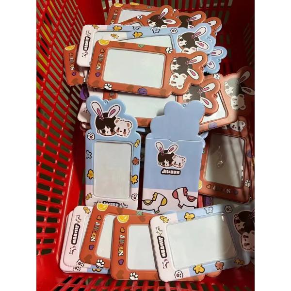 Custom Design Cute Korea Fashion Pc Holder Pvc Card Cover Photo Case OEM/ODM Accepted