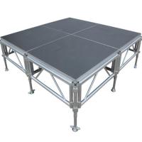 exhibición de aluminio del diseño de la madera contrachapada del braguero 18m m del acontecimiento de la plataforma de la etapa del 1.22*1.22m