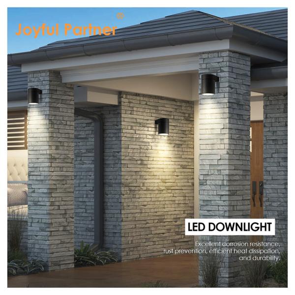 Outdoor Wall Light 8W 3000K Warm White Exterior Lighting IK Rating 06 For House Front Door