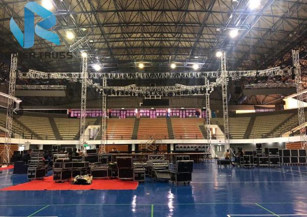 15x10m Concert Lighting Truss Stand , Structure Concert Stage Truss Systems