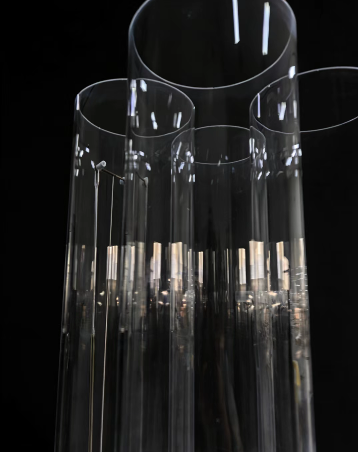High Purity 99.9% Silica Content Quartz Glass Tubes Custom Welding Cutting