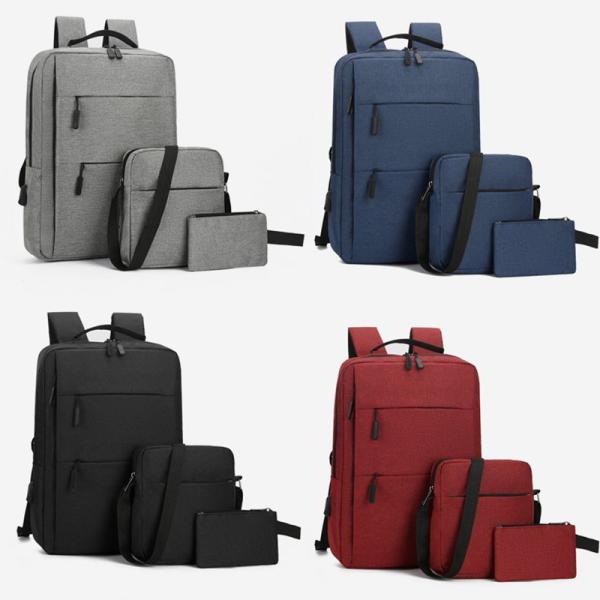 Business Men Back Pack Set Popular School 3 Set Backpack 42*30*12cm
