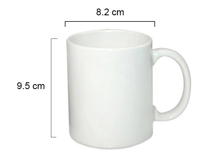 Кружки кофе 11oz ранга белые изготовленные на заказ керамические