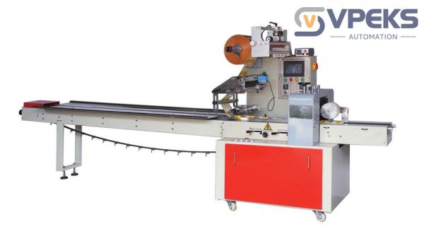 2.6KW Single Phase Horizontal Flow Pack Wrapping Machine