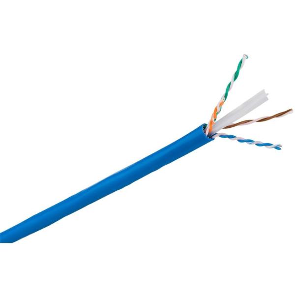 Cabo ethernet da isolação Cat6 Utp do HDPE, cabo exterior Cat6 23awg de Utp